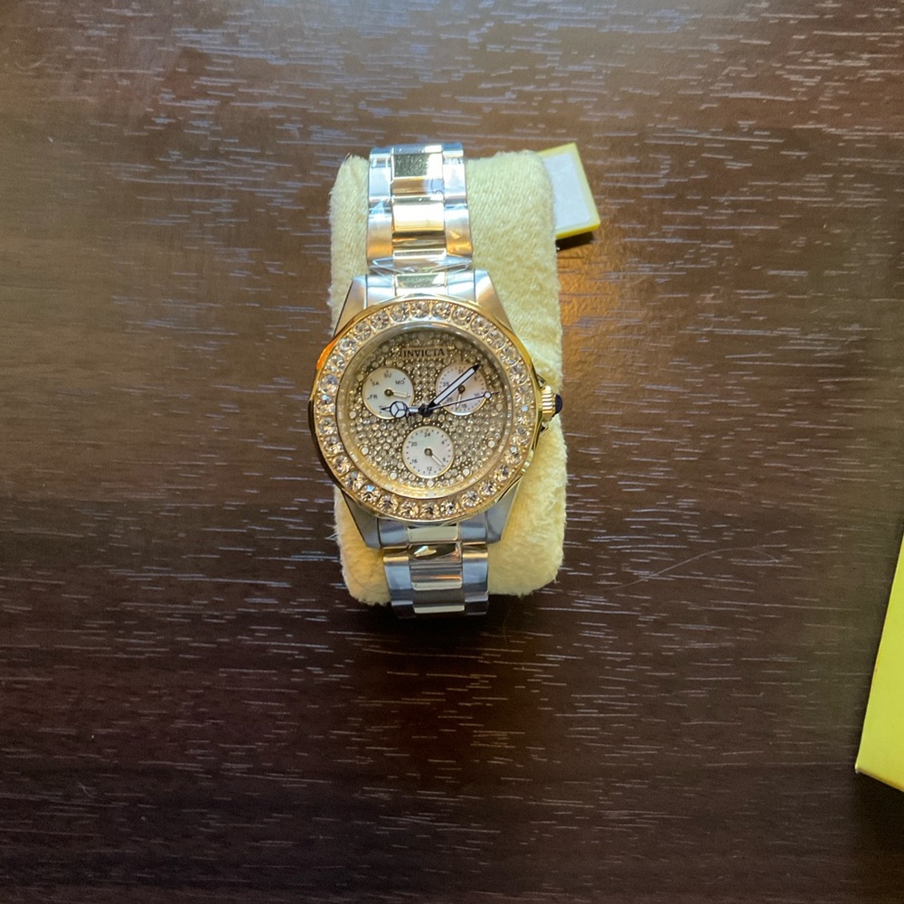 Invicta Two-Tone Gold and Silver Watch